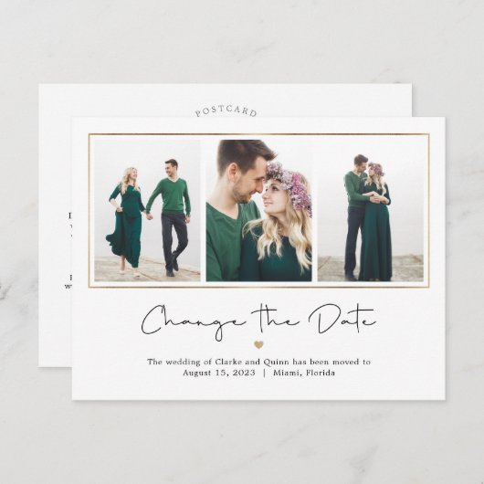 Mod Gallery EDITABLE FARBE Ändern Sie das Datum Postkarte (Vorne/Hinten)