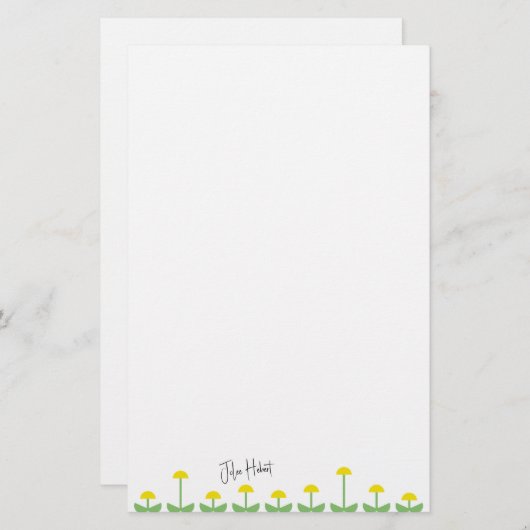 Mod Garden Briefpapier (Vorne/Hinten)