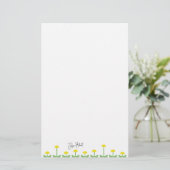 Mod Garten Briefpapier (Stehend Vorderseite)