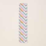 Mod Geo Zickzack Grafikdesign in Pastellfarben Schal<br><div class="desc">Mit diesem Mod Geo Zickzack Graphic Design in Pastel Colors Scarf können Sie Ihr Outfit farbig gestalten.</div>