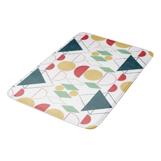 Mod Geometric Badematte (Schrägansicht)