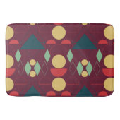 Mod Geometric Fuchsia Badematte (Vorderseite)
