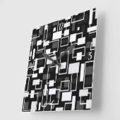 Mod Geometric Quadratische Wanduhr (Winkel)
