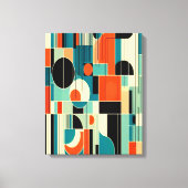 Mod Geometrische Abstrakte Leinwand Art (Vorderseite)