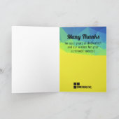 Mod geometrische universelle Jubiläumskarte Karte (Innenseite)