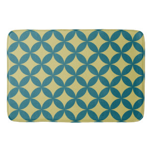 Mod geometrischer Retro aus dem Mittelalter Modern Badematte