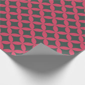 Mod geometrischer Retro aus dem Mittelalter Modern Geschenkpapier (Ecke)