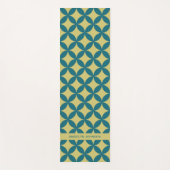 Mod geometrischer Retro aus dem Mittelalter Modern Yogamatte (Vorderseite)