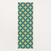 Mod geometrischer Retro aus dem Mittelalter Modern Yogamatte (Rückseite)