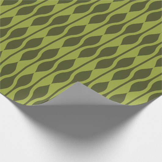 Mod Gift Wrap | Avocado Drops Geschenkpapier (Ecke)