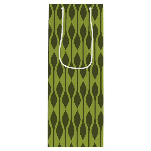 Mod Gift Wrap | Avocado Drops Geschenktüte Für Weinflaschen (Vorderseite)