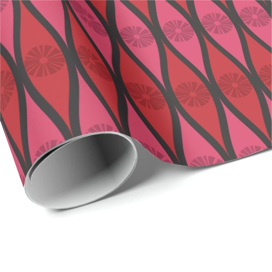 Mod Gift Wrap | Scarlet Latte Geschenkpapier (Rolleneckpunkt)