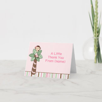 Mod Girl Monkey Vielen Dank, dass Sie sich Karten 