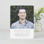 Mod Grad Einladung (Stehend Vorderseite)