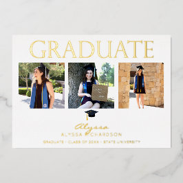 Mod Graduate Hat 4 Foto Abschluss Ankündigung 2