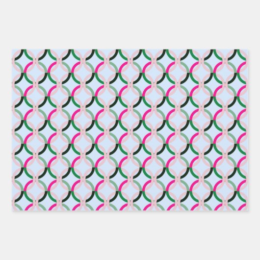 Mod-Grafik-Urlaubstrio-Geschenkpackung Geschenkpapier Set (Vorderseite 2)