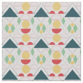 Mod Gray Geometric Stoff (Nahaufnahme)