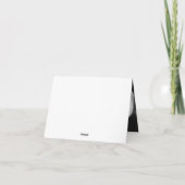 Mod Gray Wedding Custom Fotos Handschrift Dankeskarte (Rückseite)