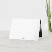 Mod Gray Wedding Custom Fotos Handschrift Karte (Rückseite)