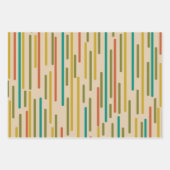 Mod Groove Retro Muster Geschenkpapier Set (Vorderseite 3)