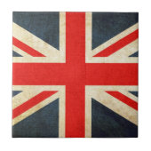 Mod Grunge Union Jack Keramik Geschenkartikel Fliese (Vorderseite)