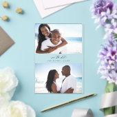 MOD H Duo Foto Save the Date Acryleinladungen (In Situ (Hochzeit))