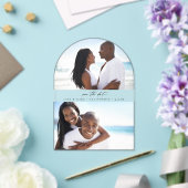 MOD H Duo Foto Save the Date Arc Acryleinladungen (Insitu (Hochzeit))