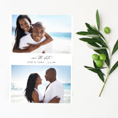 MOD H Duo Foto Save the Date Einladung