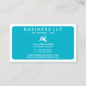 Mod-Hai (Farbanpassbar) Visitenkarte (Rückseite)