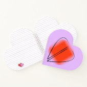 Mod Heart Heart Spiral Notebook Notizblock (Innenseite)