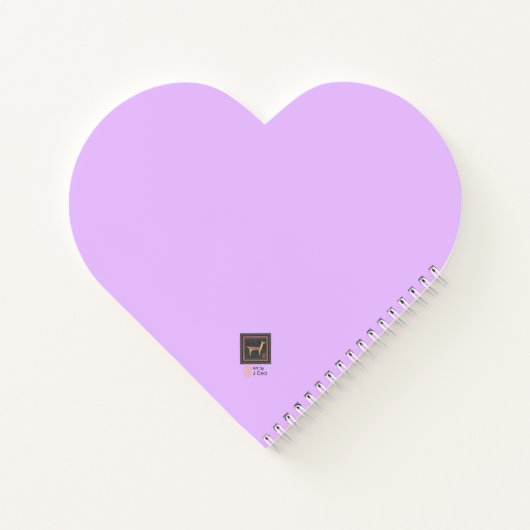 Mod Heart Heart Spiral Notebook Notizblock (Rückseite)