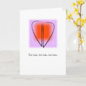 MOD Heart Liebe Herzschlag Herz Valentine Karte (Gelbe Blume)
