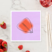 Mod Heart Luncheon Paper Napkin Serviette (Beispiel)