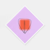 Mod Heart Luncheon Paper Napkin Serviette (Ecke)