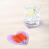 Mod-Heart-Papier-Untersetzer Untersetzer (Vor Ort)