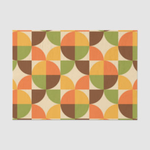Mod-Herbst für geometrisches Muster Seidenpapier