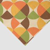 Mod-Herbst für geometrisches Muster Seidenpapier (Ausschnitt)