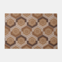 Mod Hexagonal Honeycomb Doormat