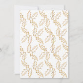 Mod Holly Gold Geo Foto | Urlaubskarte (Rückseite)