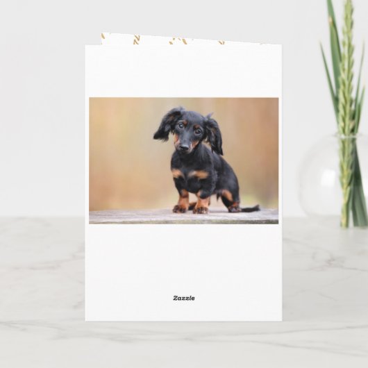 Mod Holly Gold Geo Foto | Urlaubskarte Karte (Rückseite)