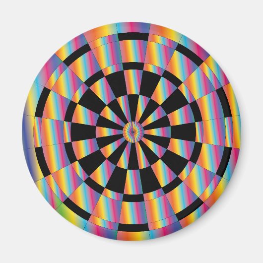 Mod Iridescent Dartboard Magnet (Vorne)