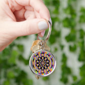 Mod Iridescent Dartboard Schlüsselanhänger (Hand)