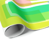 Mod-Jahrhundert-Pastell Geschenkpapier (Rolleneckpunkt)