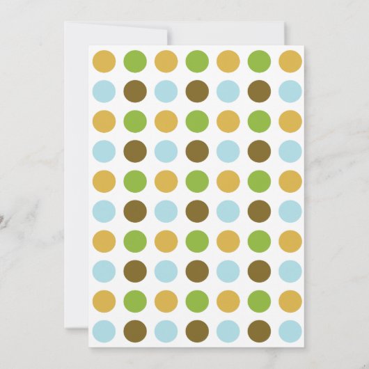 Mod Jungle Einladungen (Rückseite)