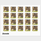 Mod Jungle Safari Baby Shower Stickers (Blatt)