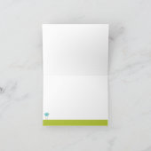 Mod Jungle Safari Babyduschkarte Dankeskarte (Innenseite)