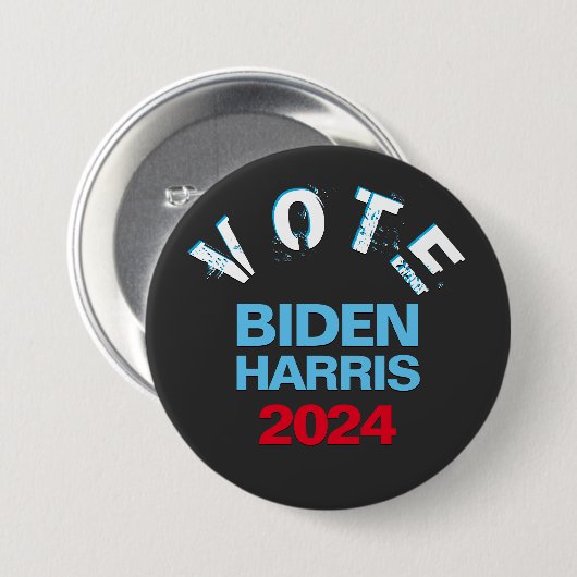 MOD-Kampagne VOTE BIDEN HARRIS 2024 Button (Vorne & Hinten)