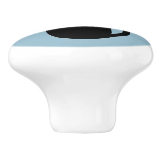 Mod-Katze - Kabinettgriff Keramikknauf (Seitenansicht)