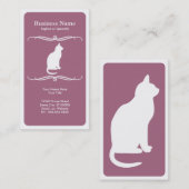 Mod-Katze Visitenkarte (Vorne/Hinten)