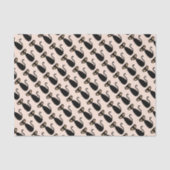 Mod-Katzen-Seidenpapier Seidenpapier (Vorderseite)